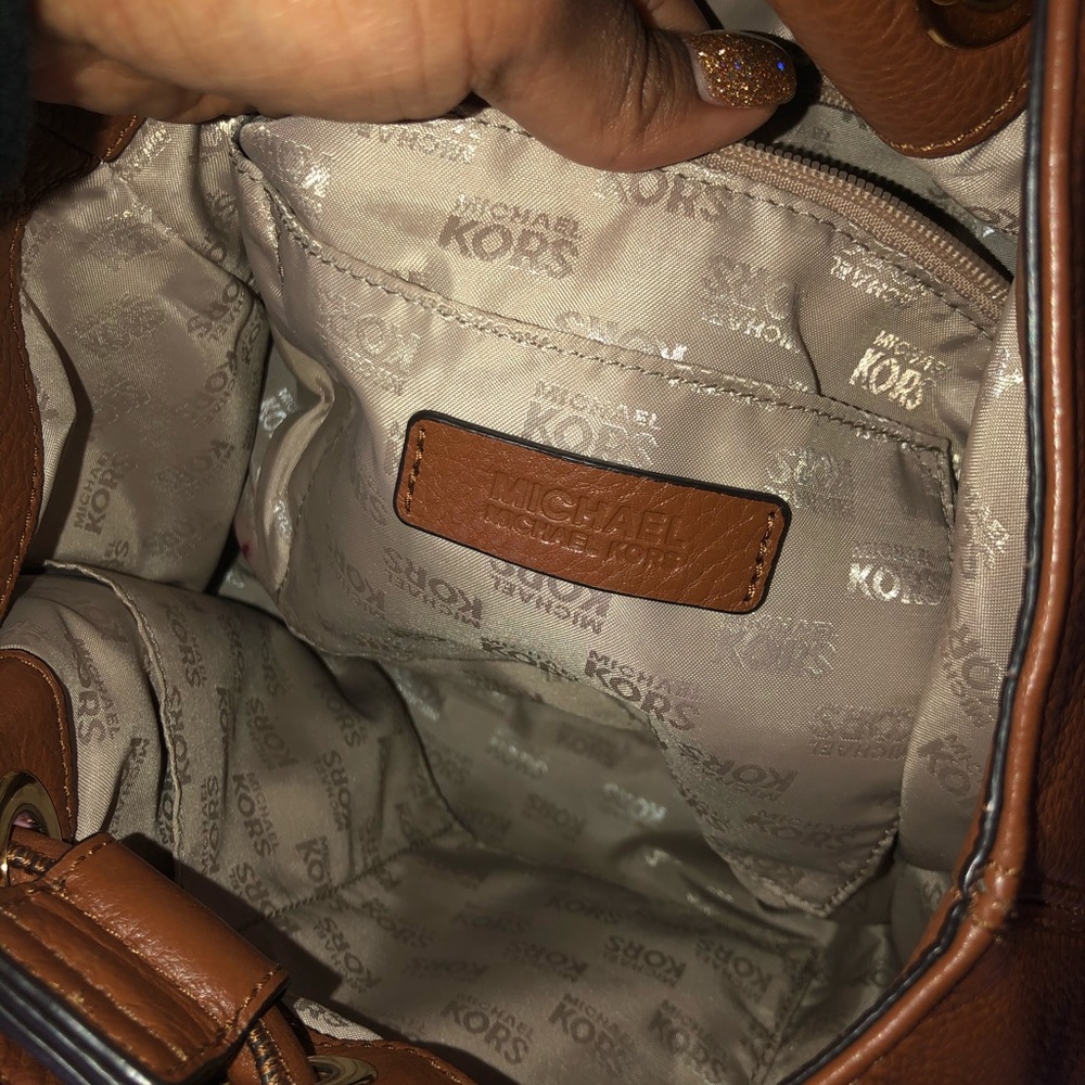 Michael Kors tan leather ring tassel tote - Picture 5 of 6